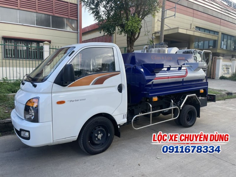 Xe bồn chở xăng dầu 2 khối Hyundai Porter H150